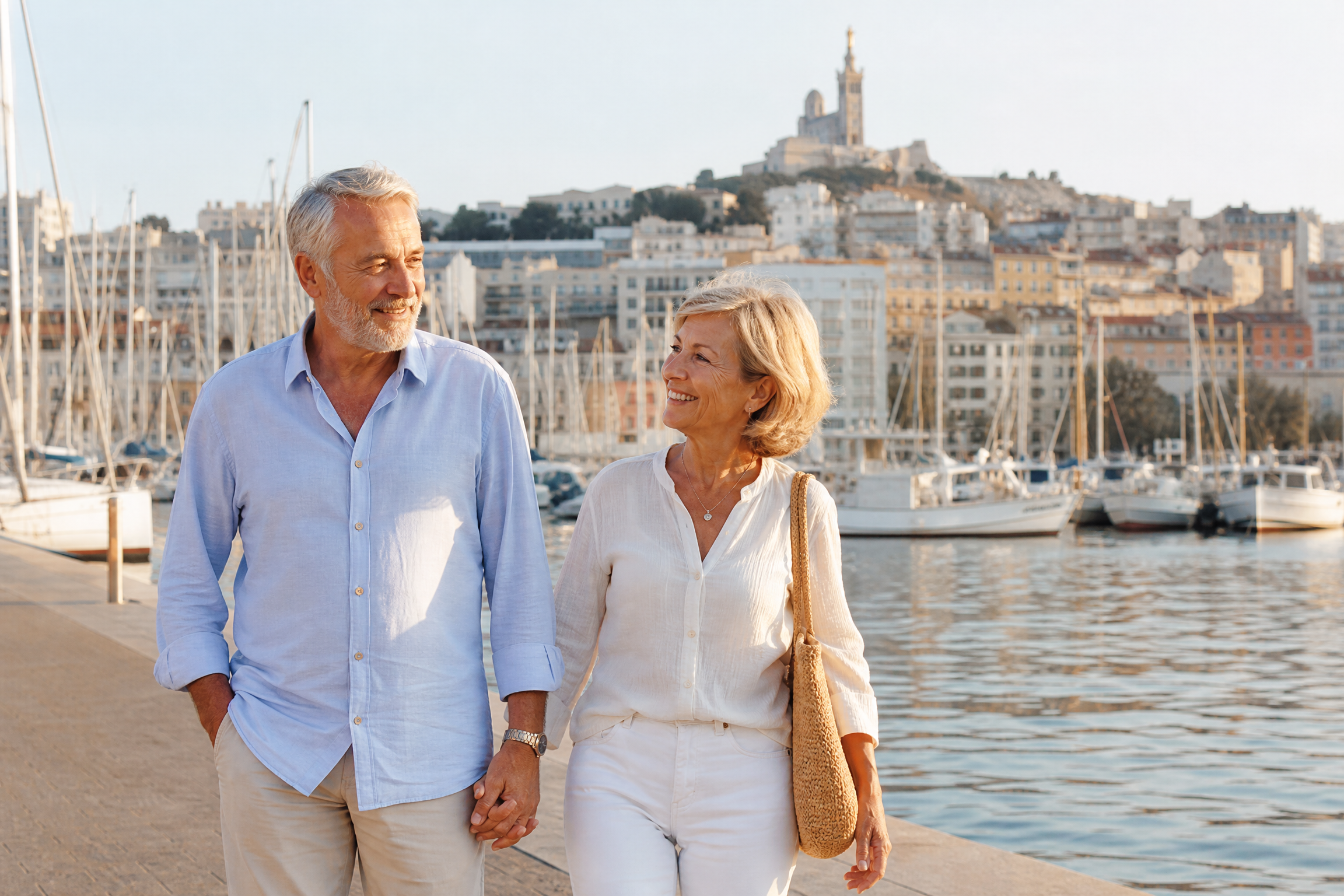 Rencontre senior à Marseille : sous le soleil